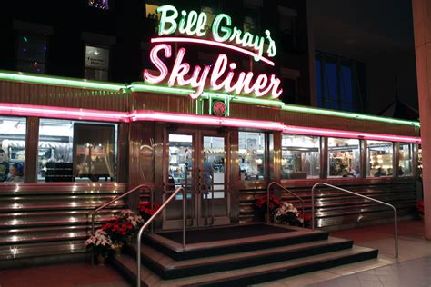Skyliner diner - Skyline Restaurant (formerly The Speck and nicknamed "The Skyliner") is a diner in northwest Portland, Oregon, in the United States. Established in 1935, the restaurant initially sold fried chicken by a gas station. It gained popularity during the 1950s, and Skyline's menu of American cuisine has changed little since then.